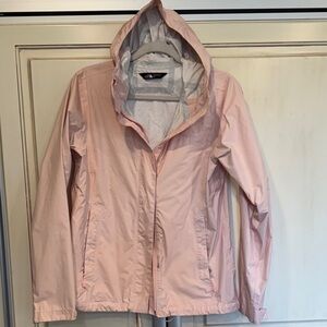 The North Face Women's Light Pink Utility venture raincoat Jacket small